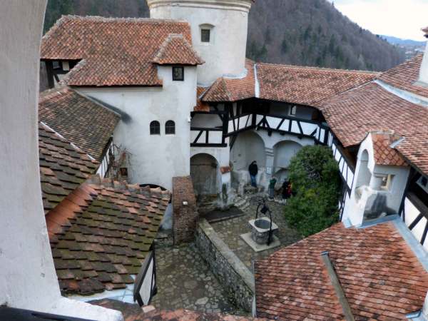 The Courtyard of Bran Castle