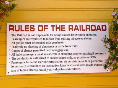 Rules of the Railroad
